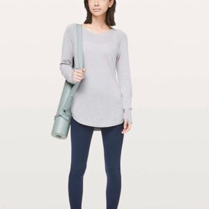 Lululemon 2019 Hello Aloe Pullover Sweater
Heathered Silverscreen